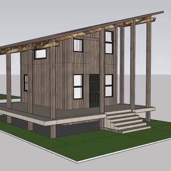 Tiny House Plans, Cabin Small Ranch Home Plans