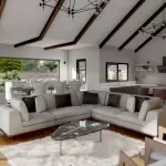 37' x 49' Plantas de casas escandinavas com 3 quartos
