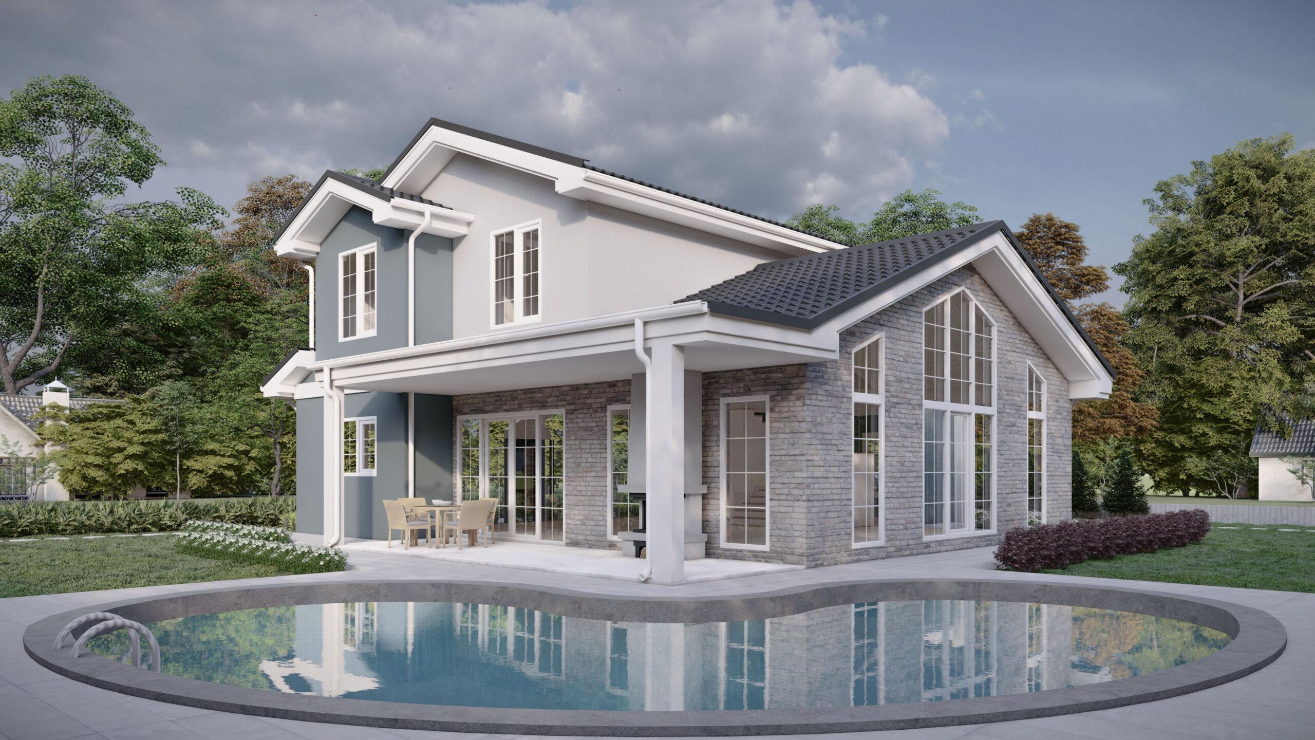 Planos de casas A-frame profesionales | Soft House Plans